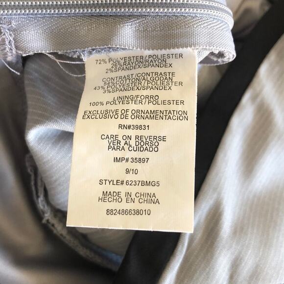 XOXO Grey and Black Bodycon Dress - Picture 11 of 11